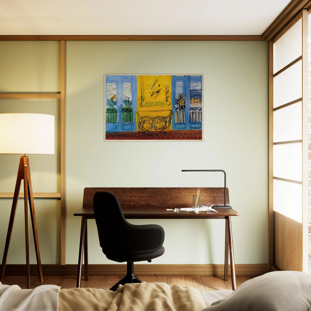 CONSOLE WITH TWO WINDOWS 1948 Framed Poster | Raoul Dufy Framed Prints Wall Art | Raoul Dufy Shop