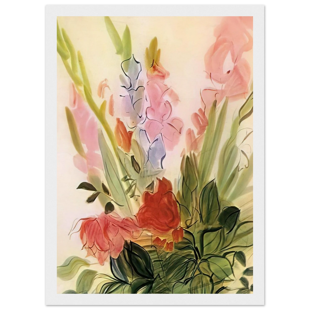 GLADIOLI 1942 Framed Poster | Raoul Dufy Framed Prints Wall Art | Raoul Dufy Shop