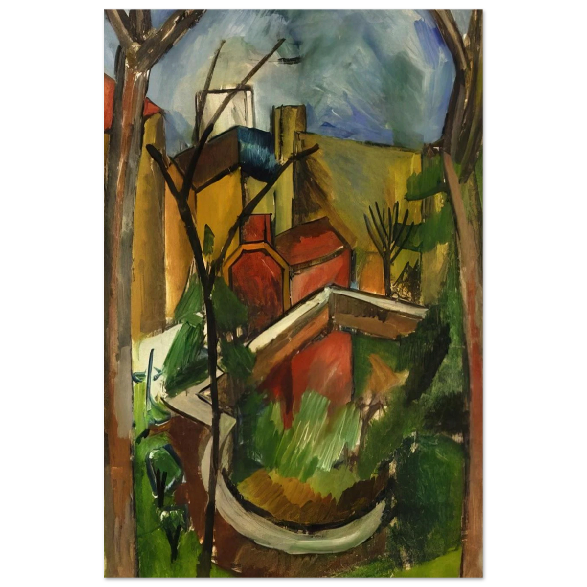 LANDSCAPE OF FALAISE 1910 Poster | Raoul Dufy Poster | Raoul Dufy Shop