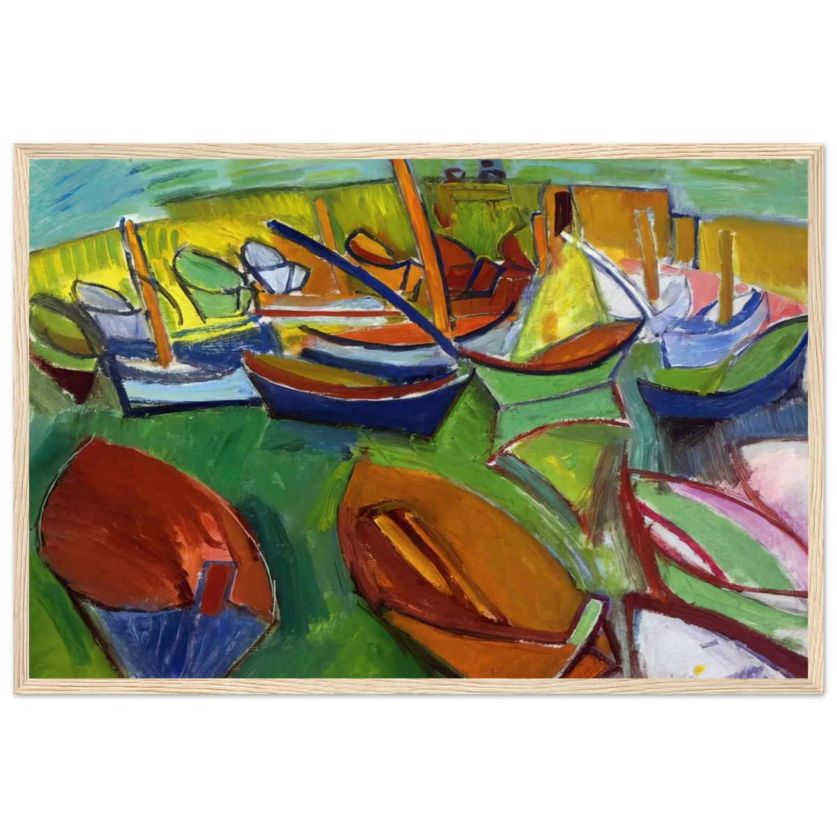 MARTIGUES 1907 Framed Poster | Raoul Dufy Framed Prints Wall Art | Raoul Dufy Shop