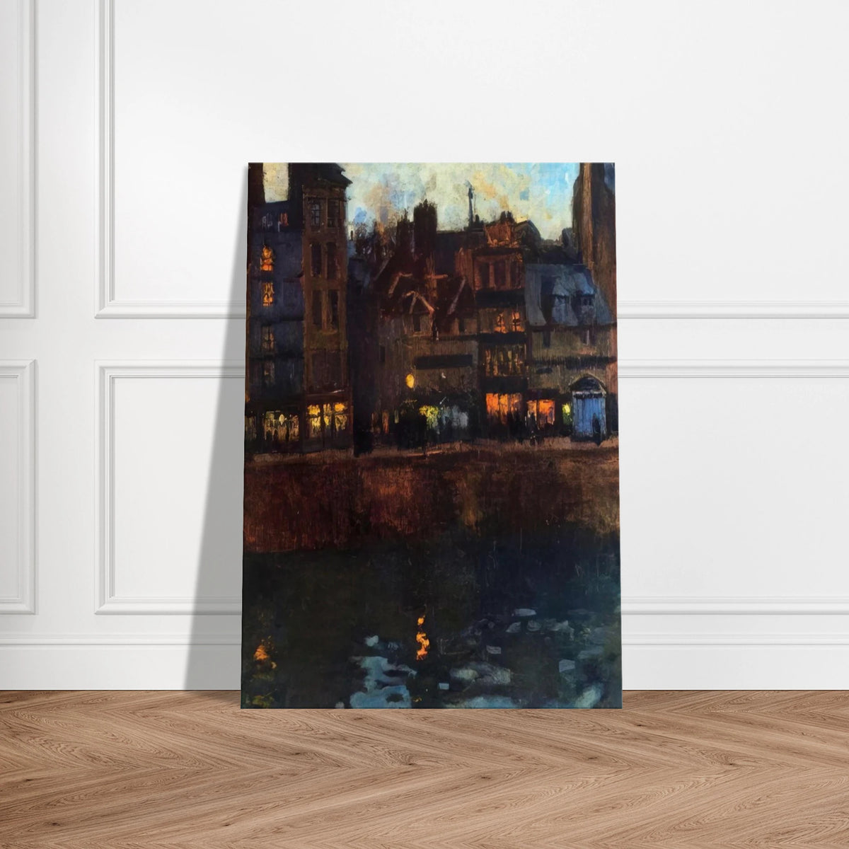 PIER OF LE HAVRE IN THE EVENING 1901 Canvas | Raoul Dufy Canvas | Raoul Dufy Shop