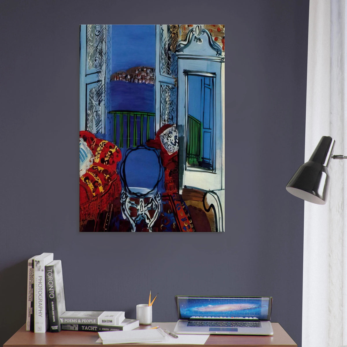 OPEN WINDOW 1928 Canvas | Raoul Dufy Canvas | Raoul Dufy Shop