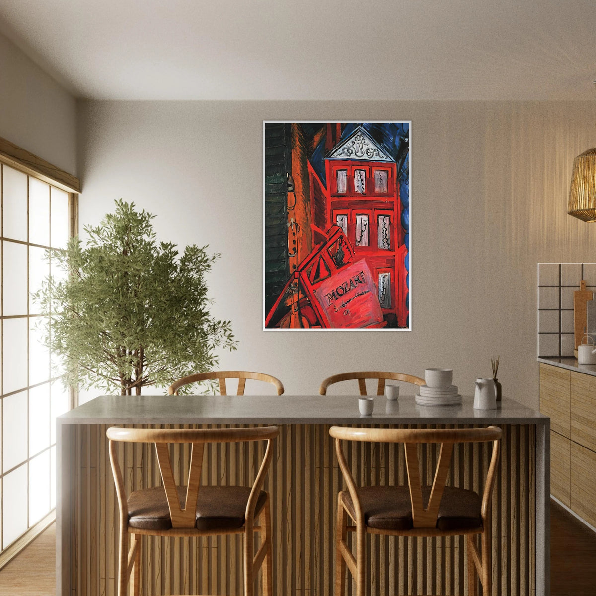 HOMMAGE TO MOZART 1915 Framed Poster | Raoul Dufy Framed Prints Wall Art | Raoul Dufy Shop