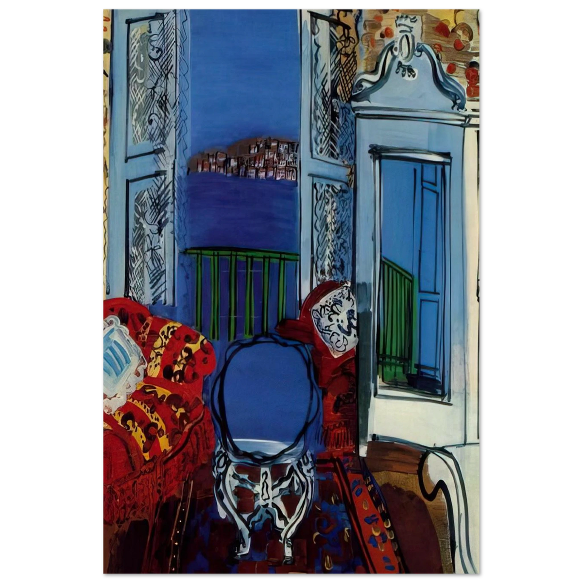 OPEN WINDOW 1928 Poster | Raoul Dufy Poster | Raoul Dufy Shop