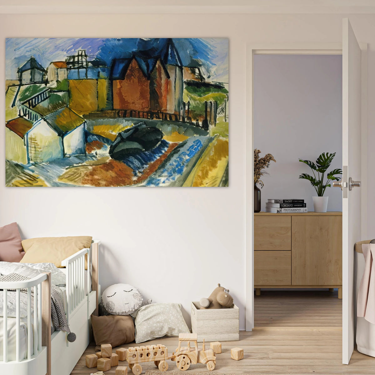 THE BEACH AT HAVRE 1910 Poster | Raoul Dufy Poster | Raoul Dufy Shop