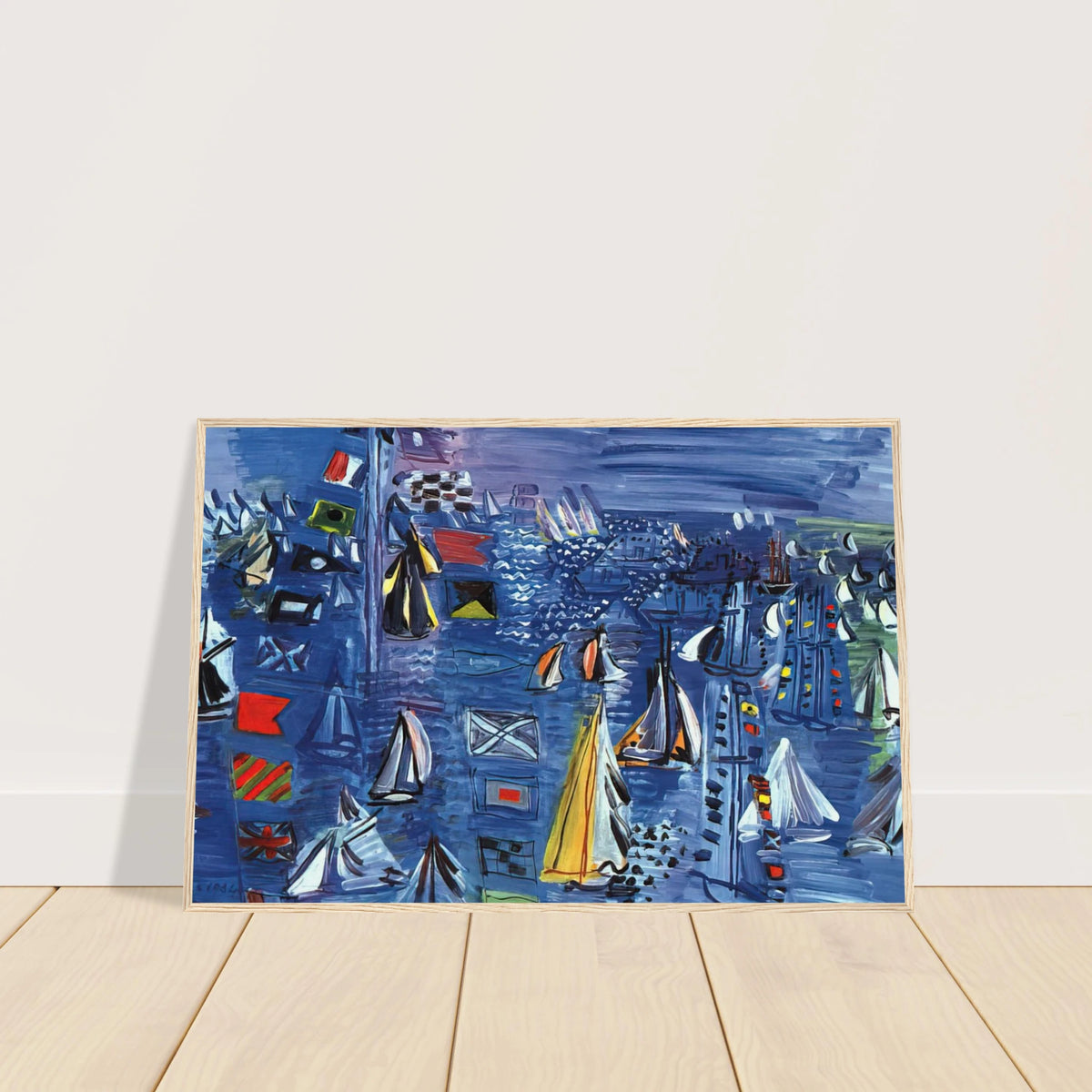 REGATTA AT COWES 1934 Framed Poster | Raoul Dufy Framed Prints Wall Art | Raoul Dufy Shop
