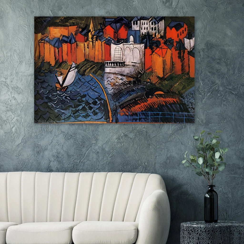SAILBOAT AT SAINTE ADRESSE 1912 Poster | Raoul Dufy Poster | Raoul Dufy Shop