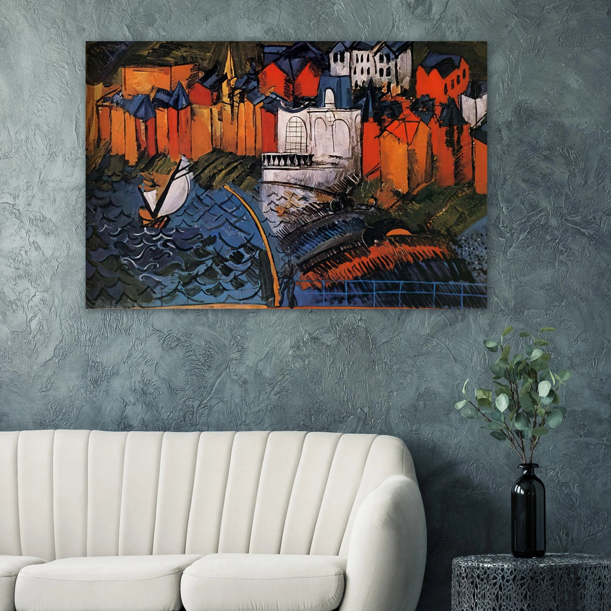 SAILBOAT AT SAINTE ADRESSE 1912 Poster | Raoul Dufy Poster | Raoul Dufy Shop