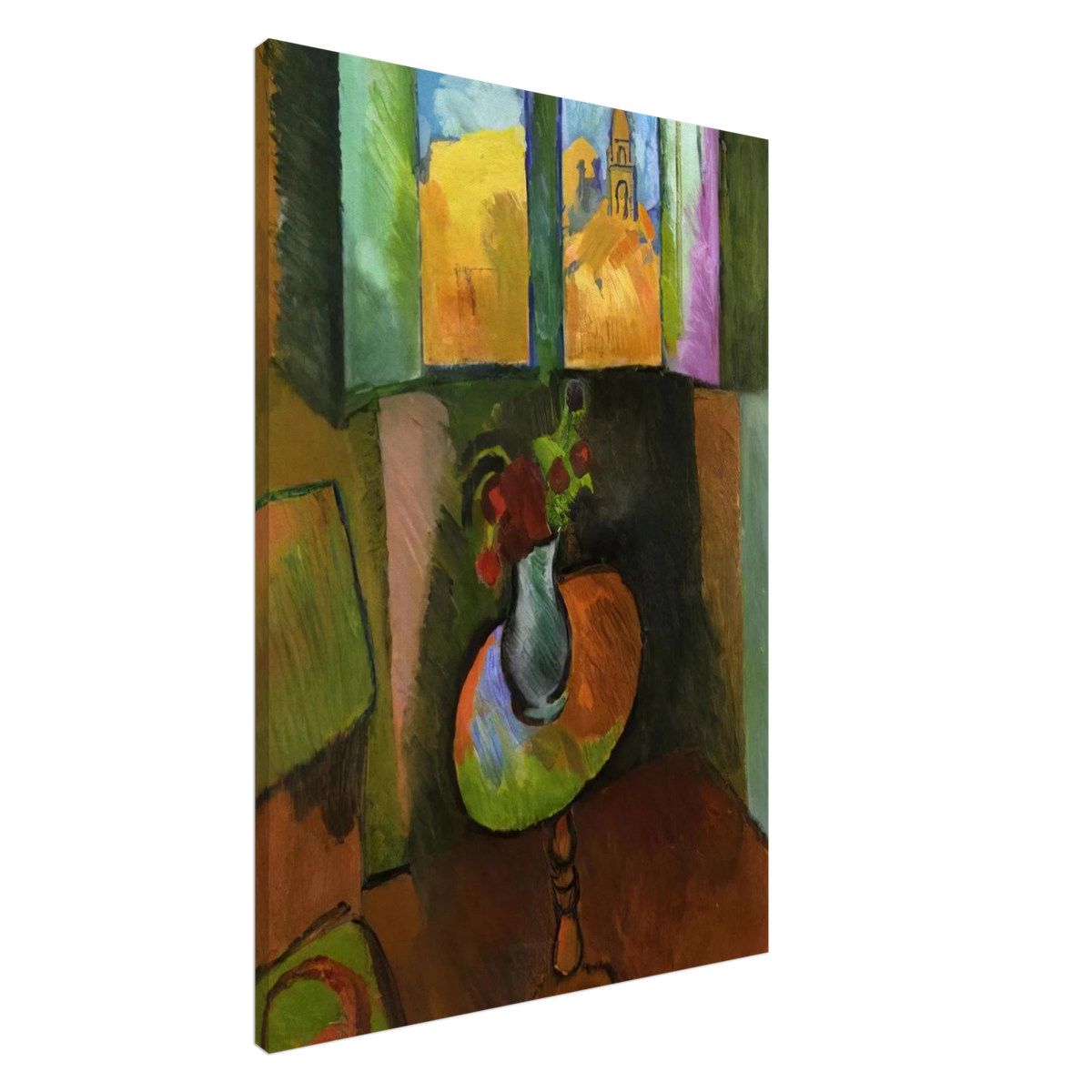 PEDISTAL TABLE RUE SEGUIER 1909 Canvas | Raoul Dufy Canvas | Raoul Dufy Shop