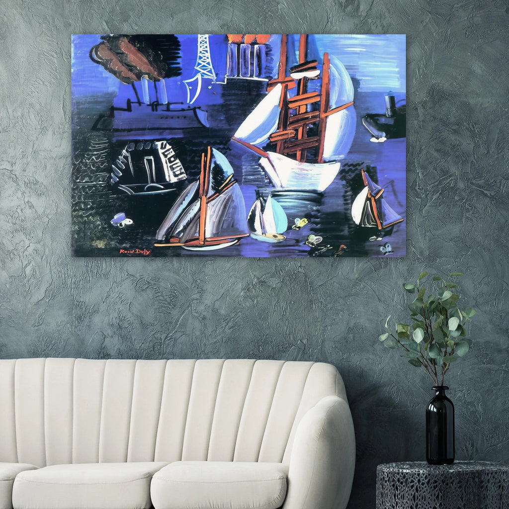 BOATS IN LE HAVRE 1926 Poster | Raoul Dufy Poster | Raoul Dufy Shop