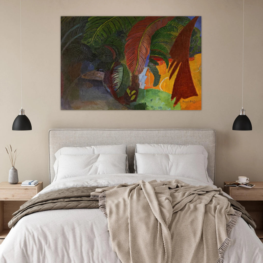 PALM TREES AT MARTIGUES HOMAGE TO GAUGUIN 1910 Poster | Raoul Dufy Poster | Raoul Dufy Shop
