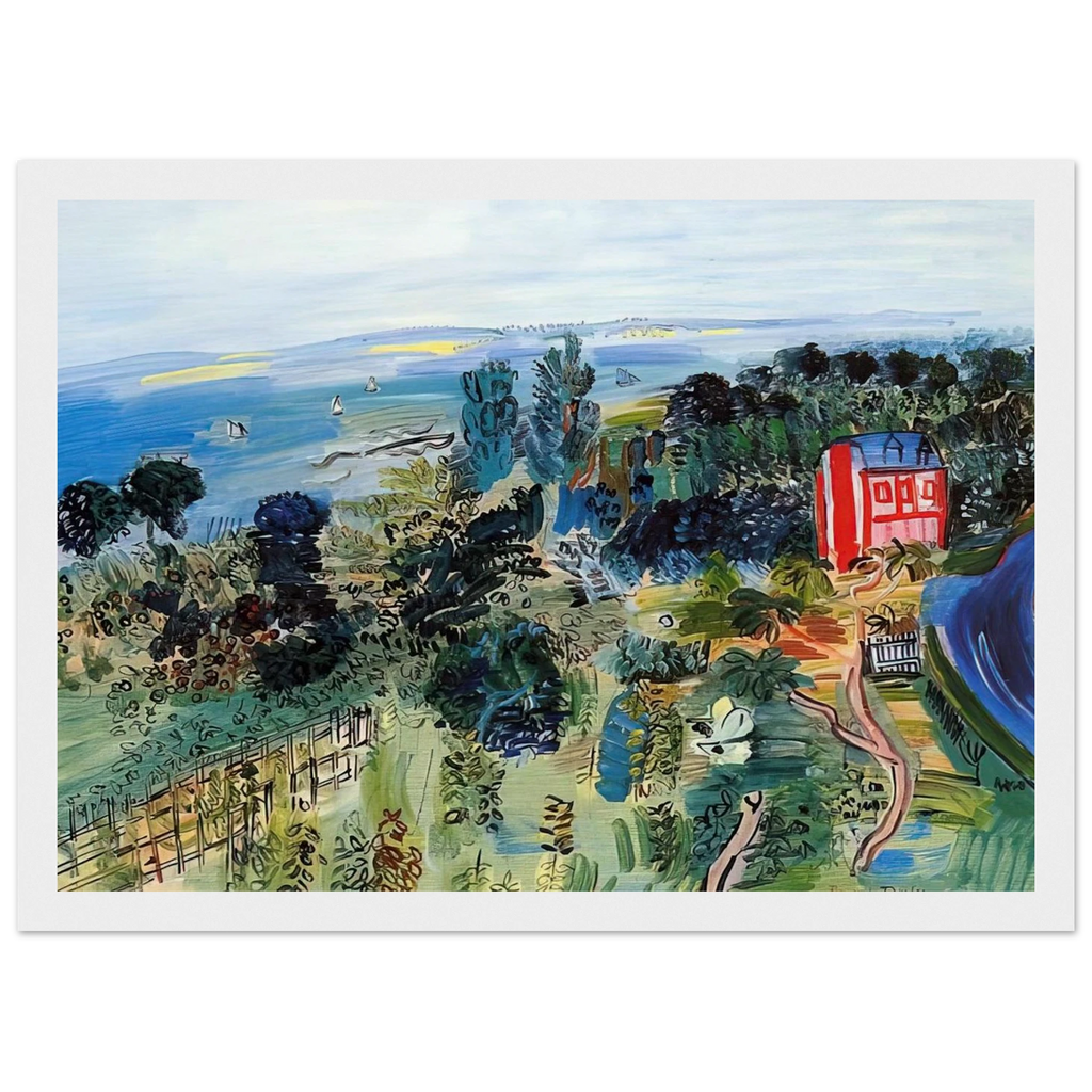 VILLERVILLE Framed Poster | Raoul Dufy Framed Prints Wall Art | Raoul Dufy Shop