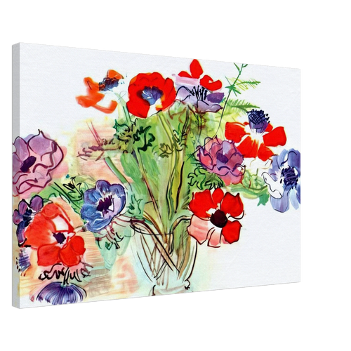 BOUQUET OF FLOWERS 1937 Canvas | Raoul Dufy Canvas | Raoul Dufy Shop