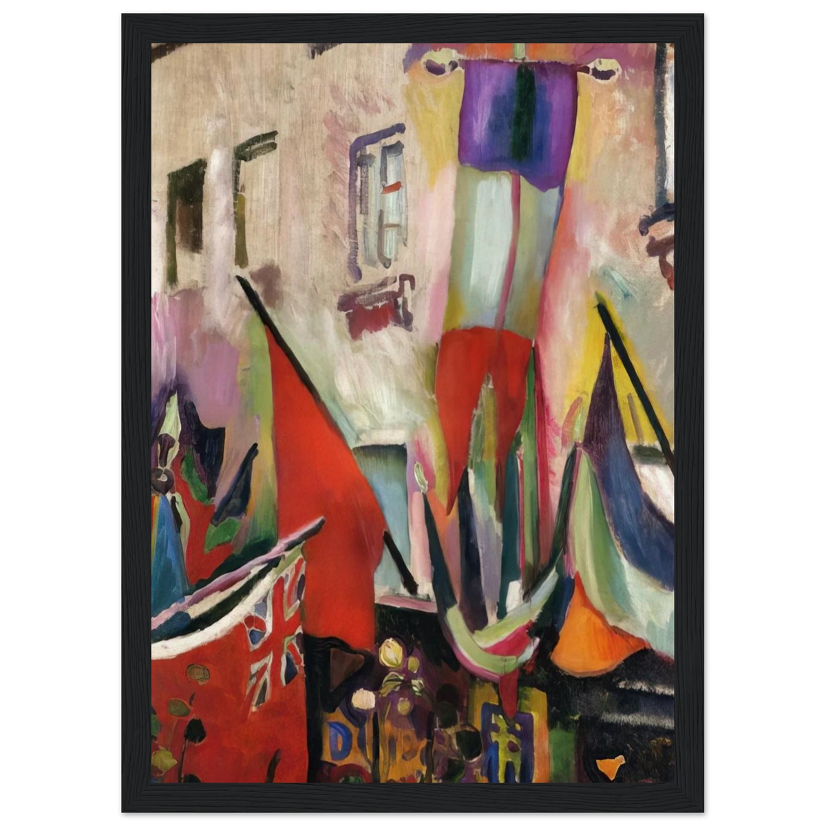 FLAGS 1906 Framed Poster | Raoul Dufy Framed Prints Wall Art | Raoul Dufy Shop