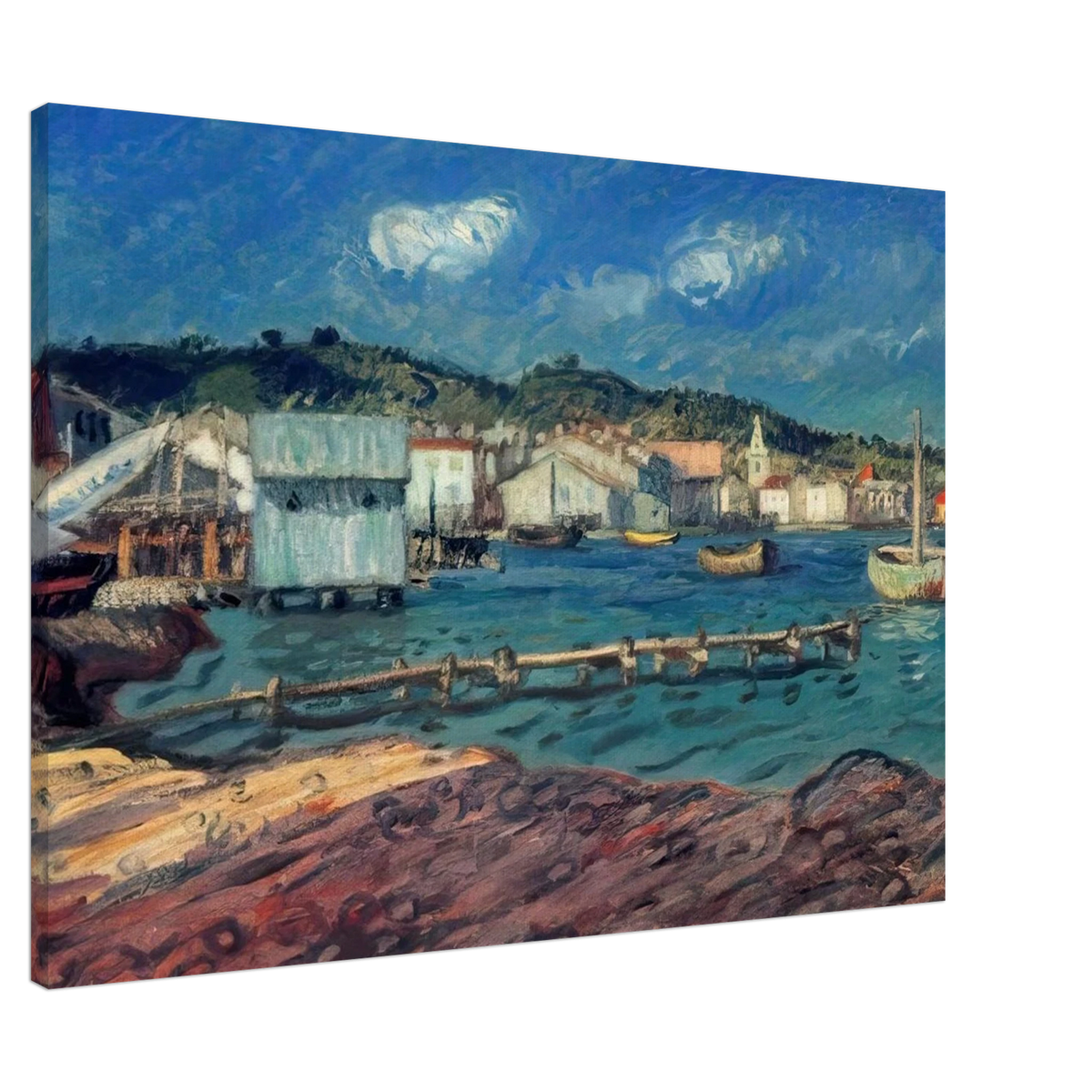 THE PORT OF MARTIGUES Canvas | Raoul Dufy Canvas | Raoul Dufy Shop