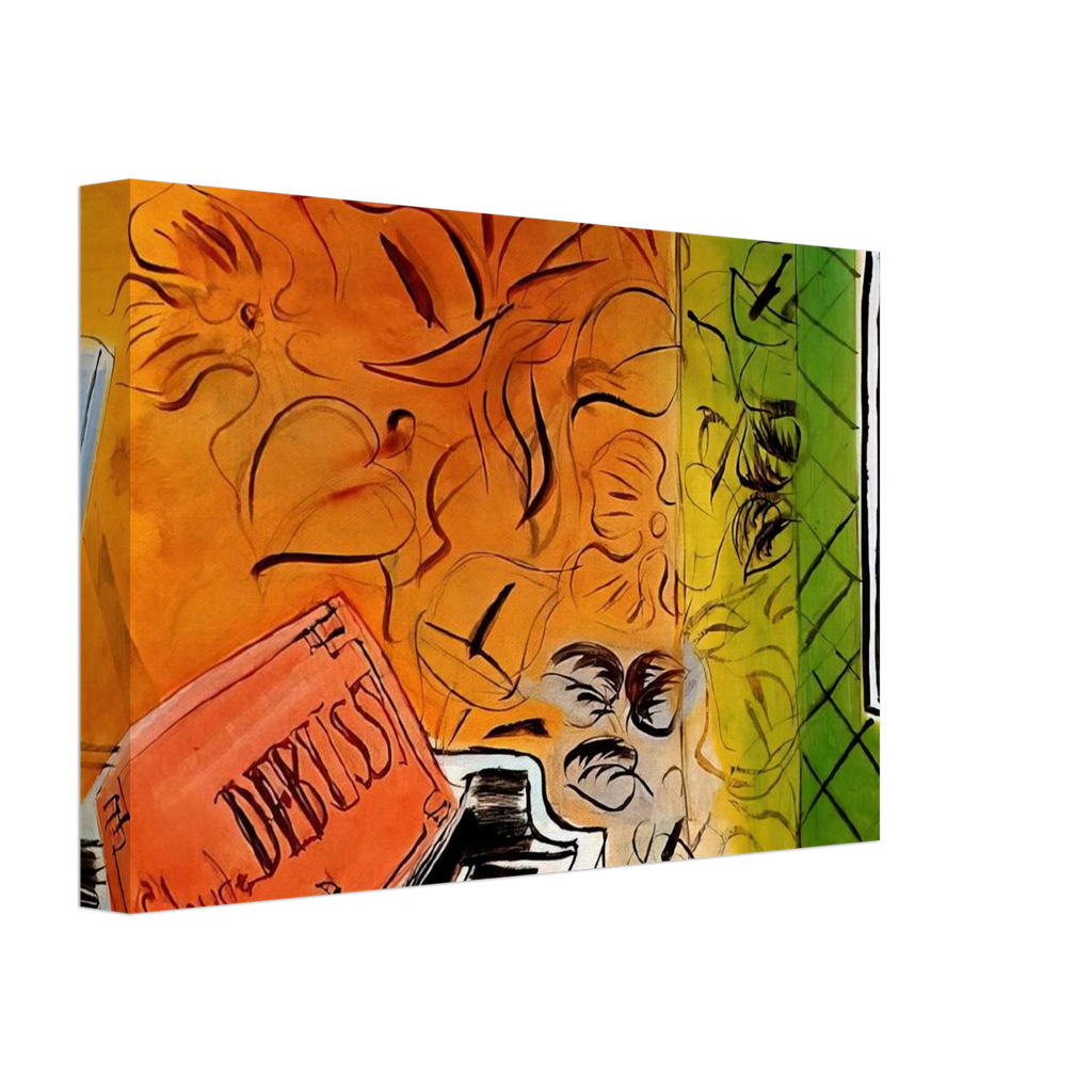 HOMAGE TO CLAUDE DEBUSSY 1952 Canvas | Raoul Dufy Canvas | Raoul Dufy Shop