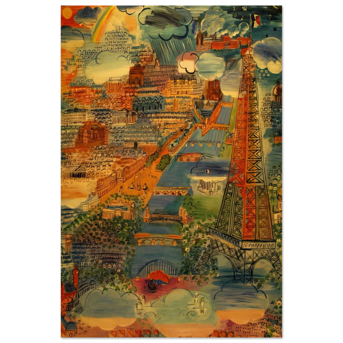 PARIS 1934 Poster | Raoul Dufy Poster | Raoul Dufy Shop