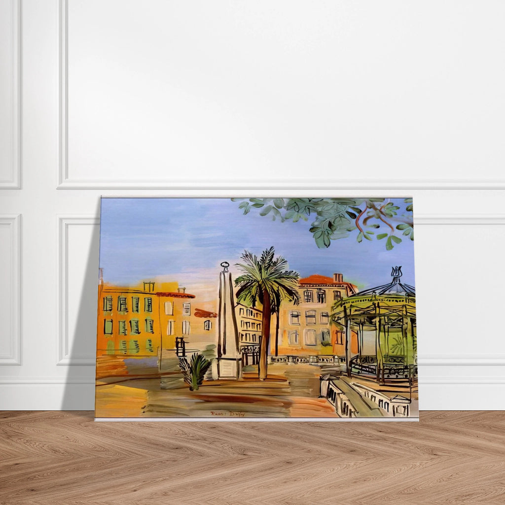 THE SQUARE IN HYERES Canvas | Raoul Dufy Canvas | Raoul Dufy Shop