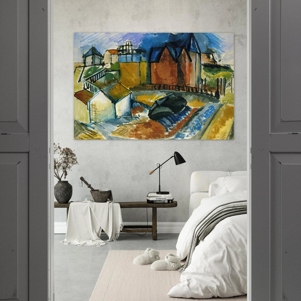 THE BEACH AT HAVRE 1910 Poster | Raoul Dufy Poster | Raoul Dufy Shop