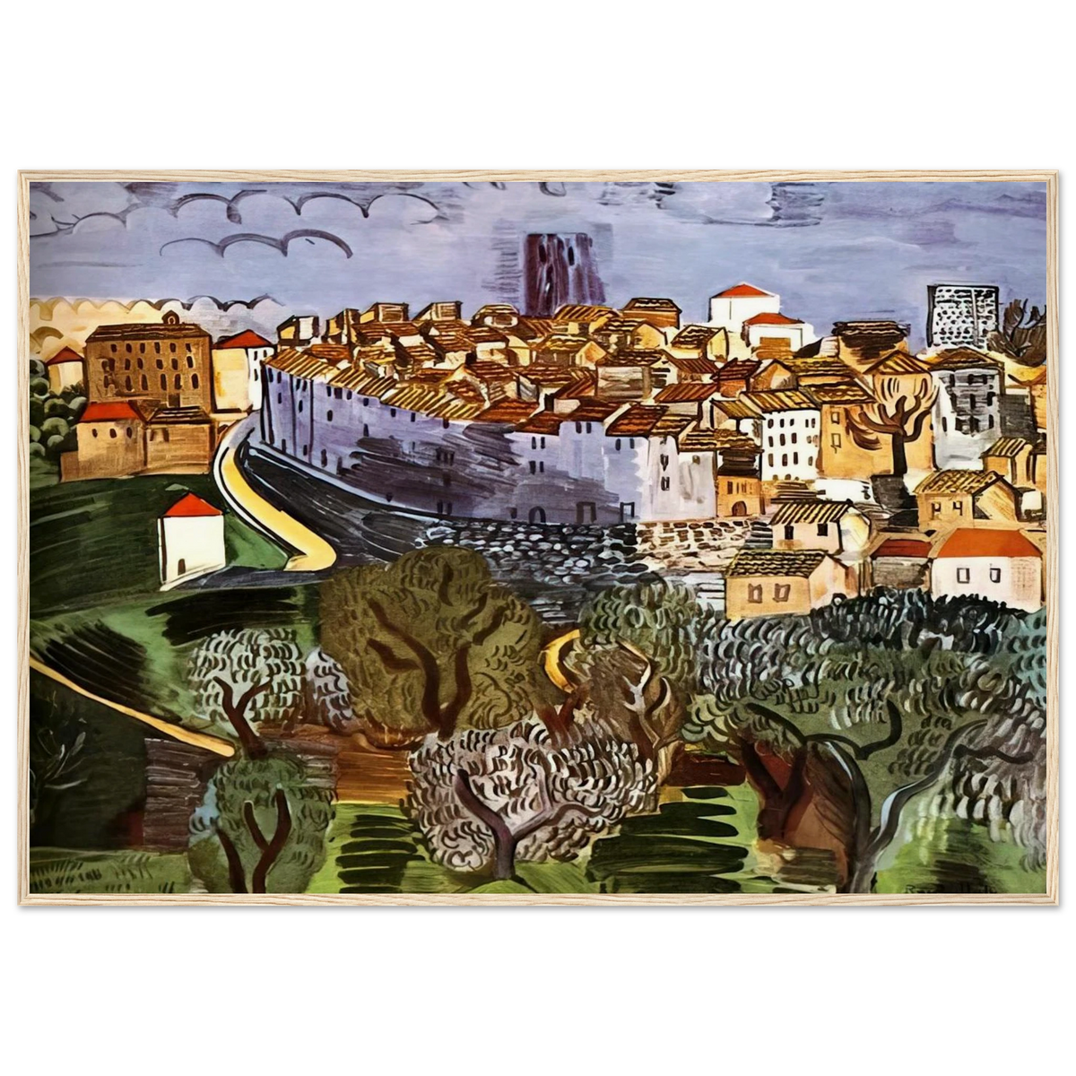 VENCE 1923 Framed Poster | Raoul Dufy Framed Prints Wall Art | Raoul Dufy Shop