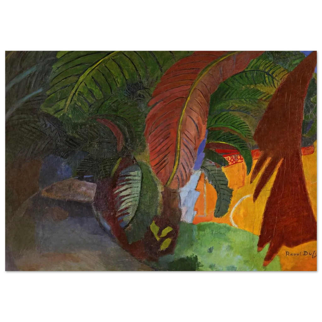 PALM TREES AT MARTIGUES HOMAGE TO GAUGUIN 1910 Poster | Raoul Dufy Poster | Raoul Dufy Shop