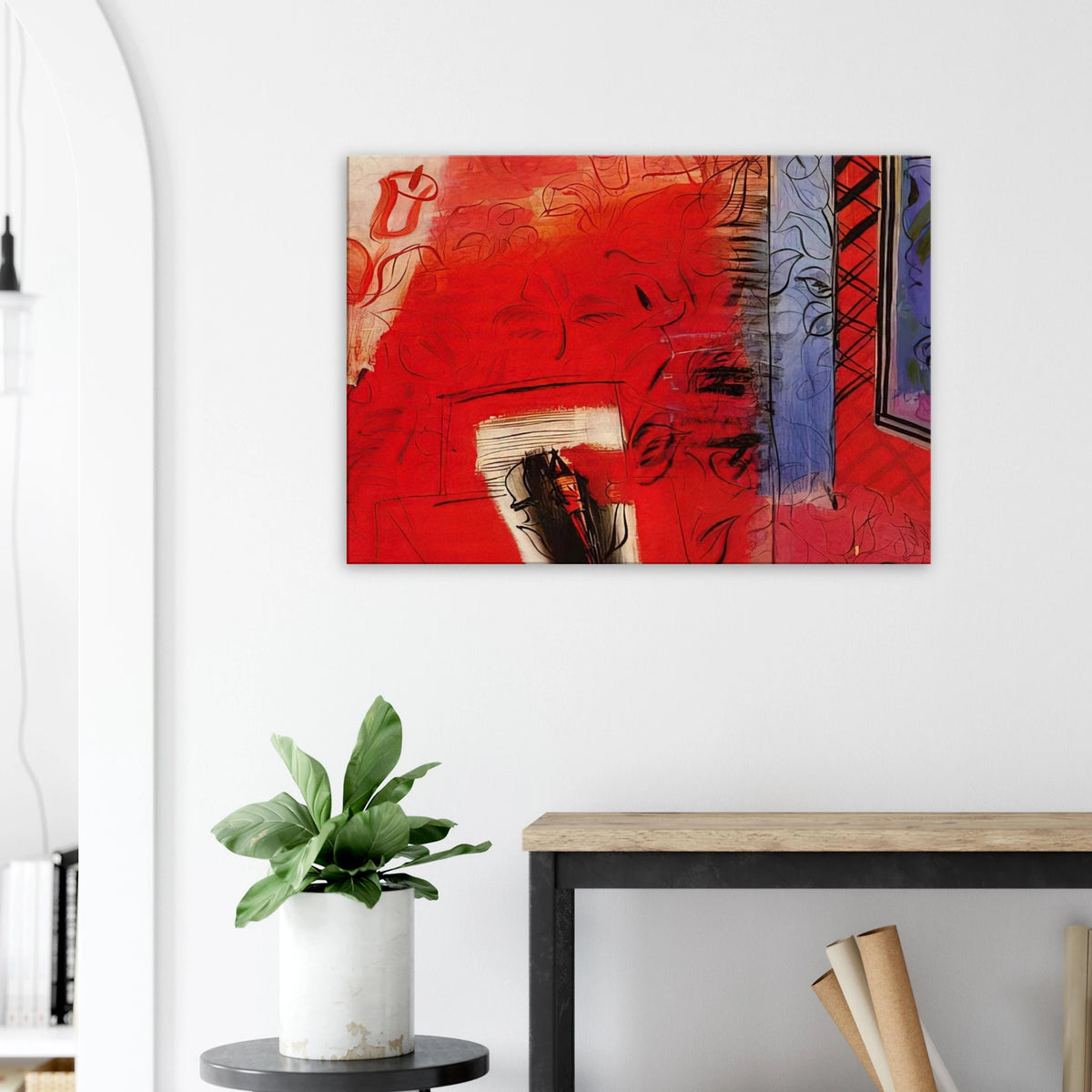 STILL LIFE WITH VIOLIN HOMMAGE TO BACH 1952 Canvas | Raoul Dufy Canvas | Raoul Dufy Shop