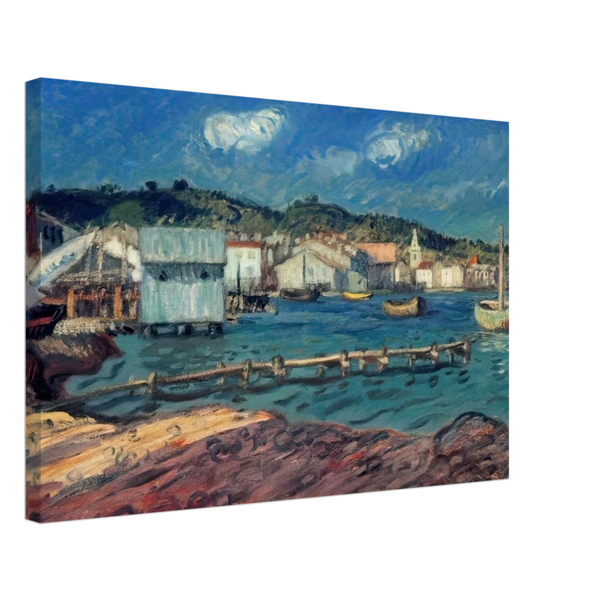 THE PORT OF MARTIGUES Canvas | Raoul Dufy Canvas | Raoul Dufy Shop