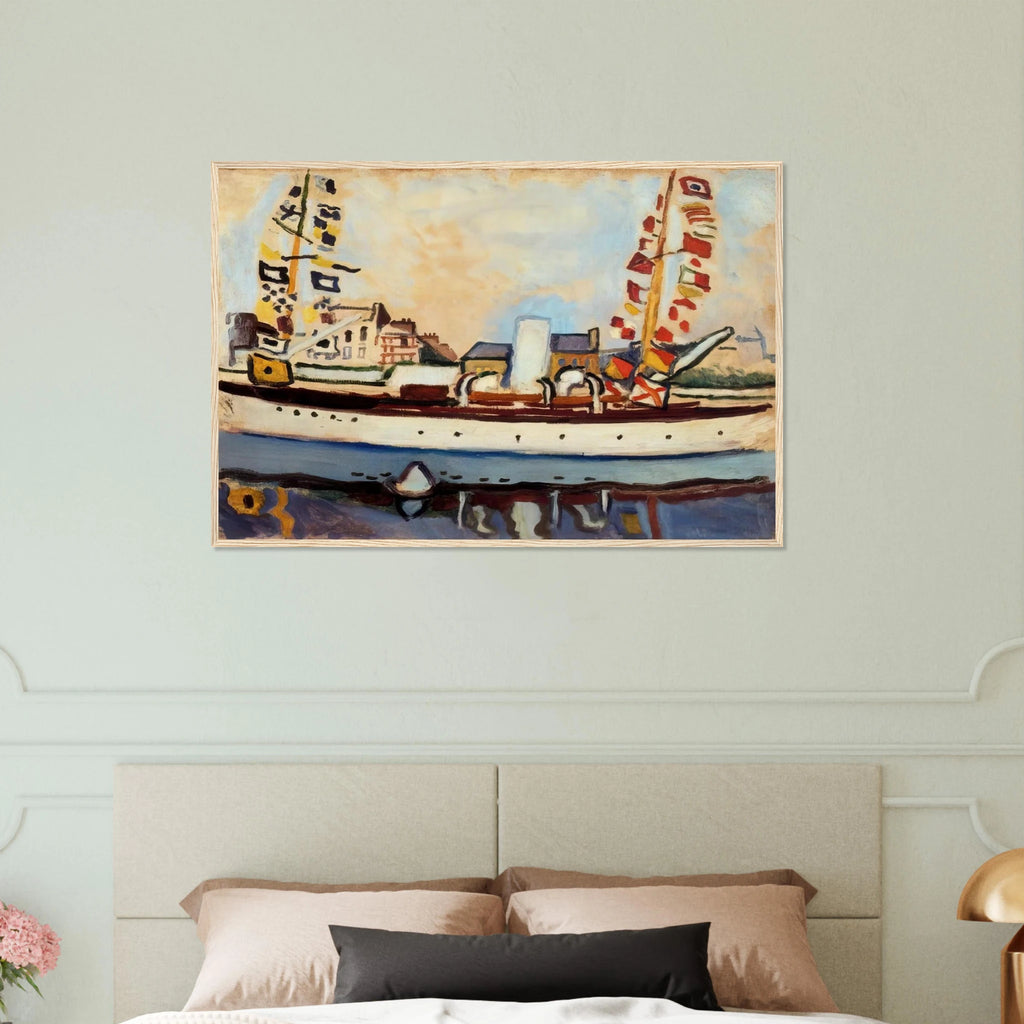 THE ENGLISH YACHT 1906 Framed Poster | Raoul Dufy Framed Prints Wall Art | Raoul Dufy Shop