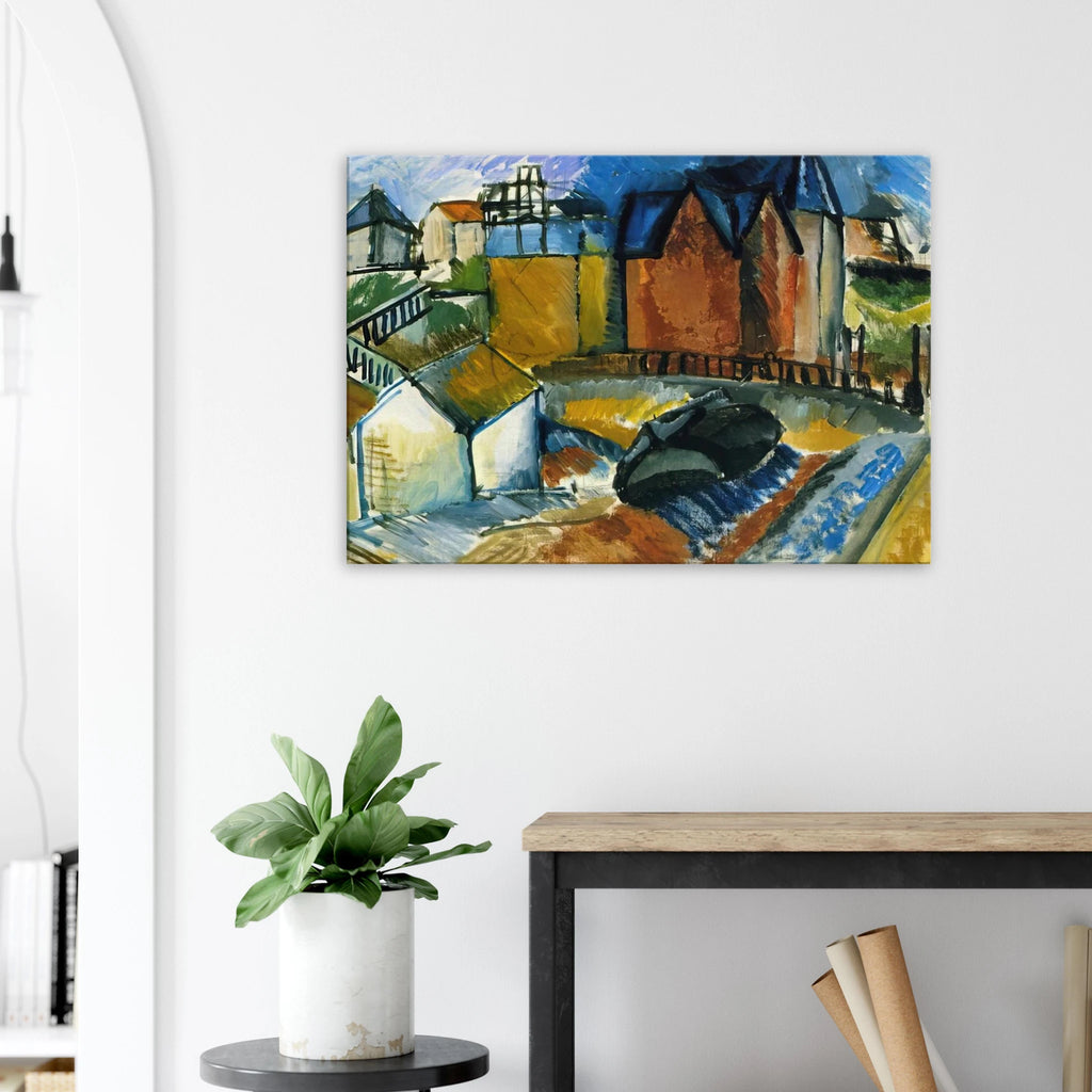 THE BEACH AT HAVRE 1910 Canvas | Raoul Dufy Canvas | Raoul Dufy Shop