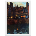PIER OF LE HAVRE IN THE EVENING 1901 Framed Poster | Raoul Dufy Framed Prints Wall Art | Raoul Dufy Shop
