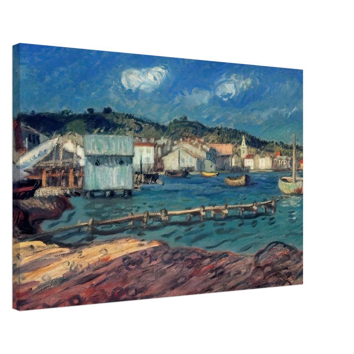 THE PORT OF MARTIGUES Canvas | Raoul Dufy Canvas | Raoul Dufy Shop