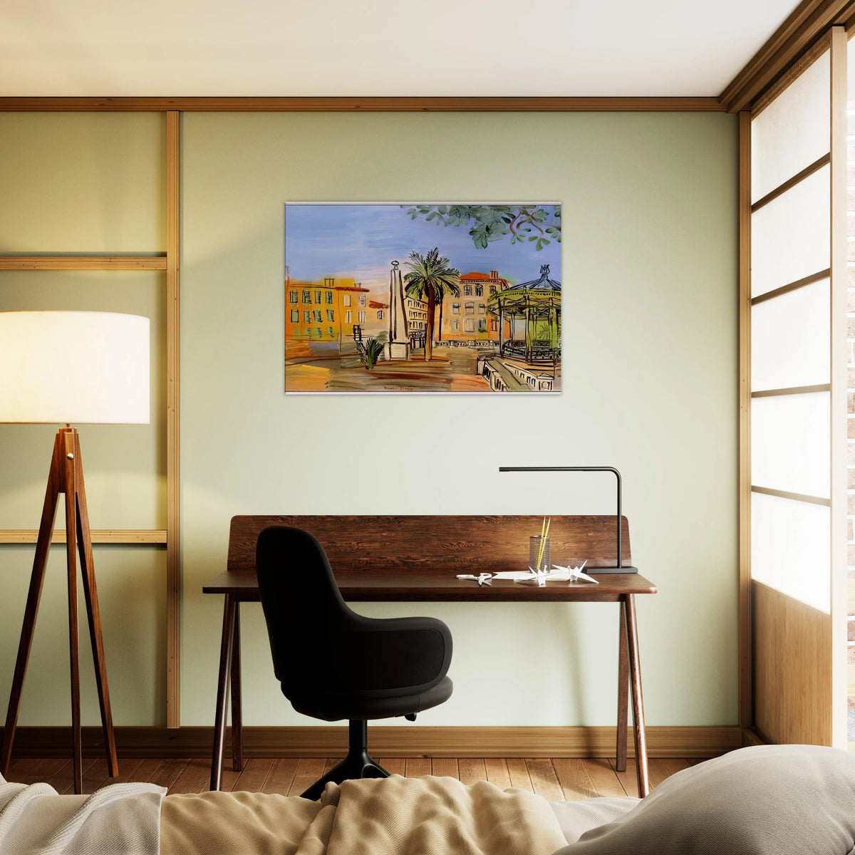 THE SQUARE IN HYERES Canvas | Raoul Dufy Canvas | Raoul Dufy Shop