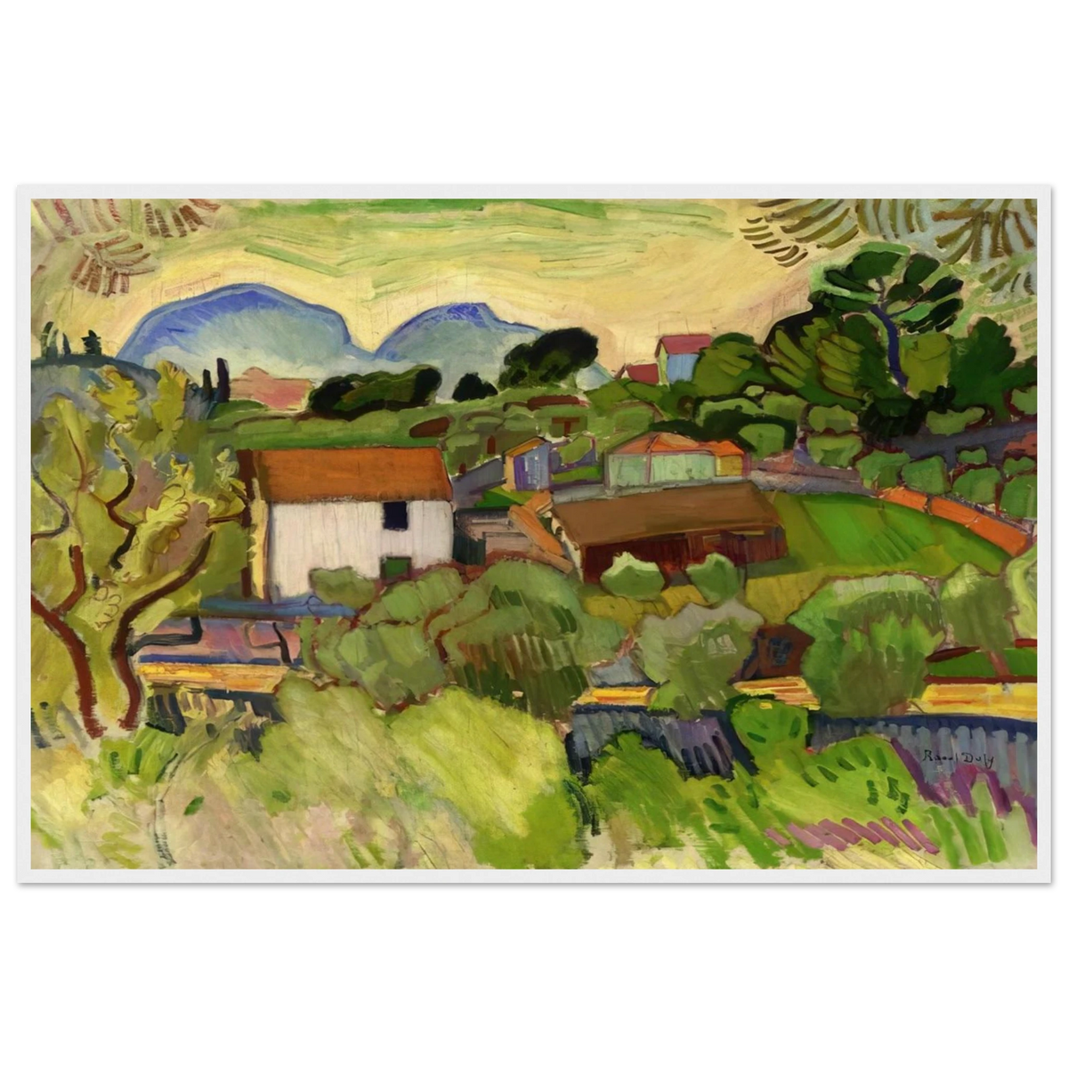 THE RIVER Framed Poster | Raoul Dufy Framed Prints Wall Art | Raoul Dufy Shop