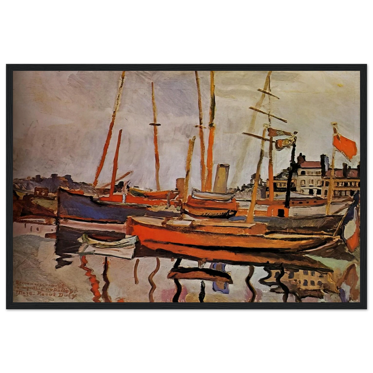 THE PORT OF LE HAVRE 1906 Framed Poster | Raoul Dufy Framed Prints Wall Art | Raoul Dufy Shop