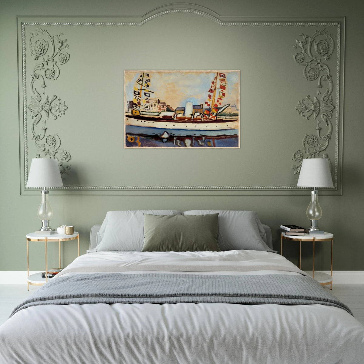 THE ENGLISH YACHT 1906 Framed Poster | Raoul Dufy Framed Prints Wall Art | Raoul Dufy Shop