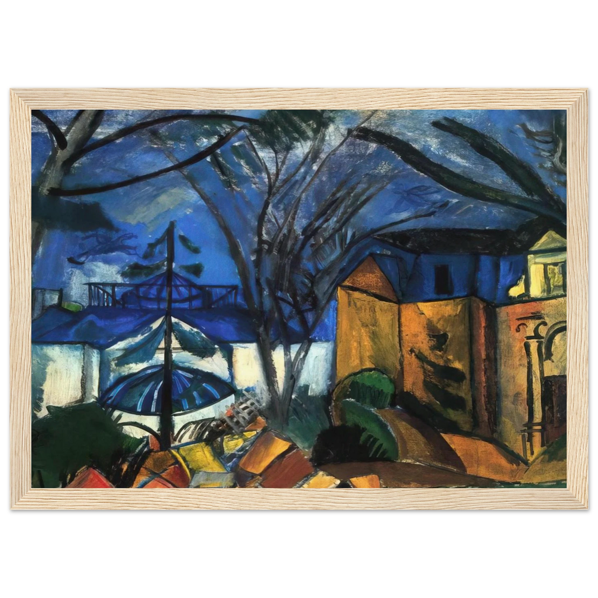 THE BOTANICAL GARDEN 1910 Framed Poster | Raoul Dufy Framed Prints Wall Art | Raoul Dufy Shop