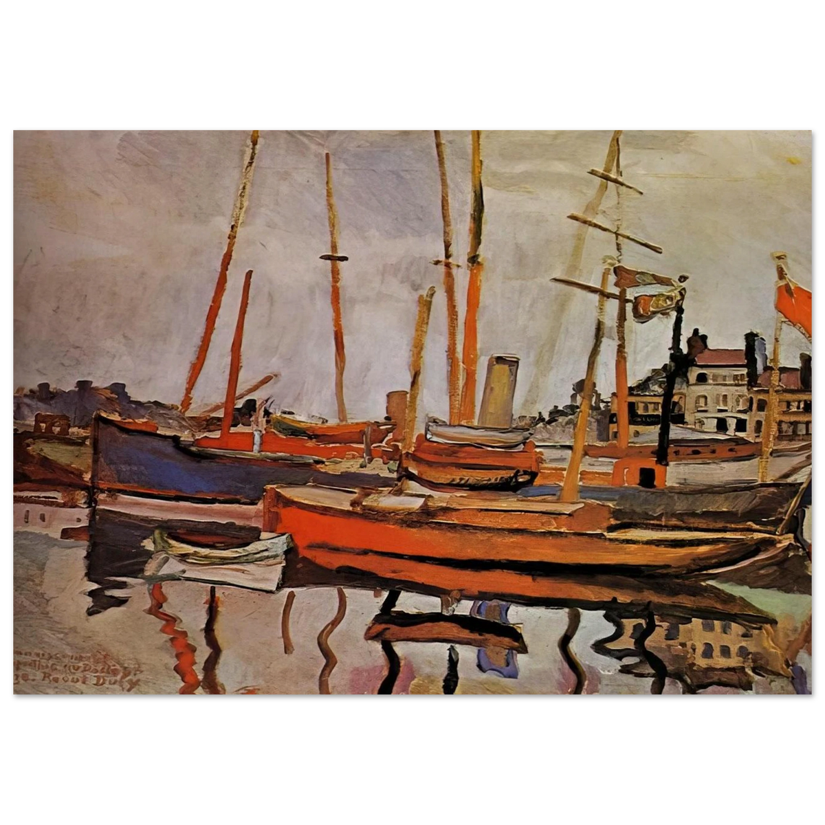 THE PORT OF LE HAVRE 1906 Poster | Raoul Dufy Poster | Raoul Dufy Shop