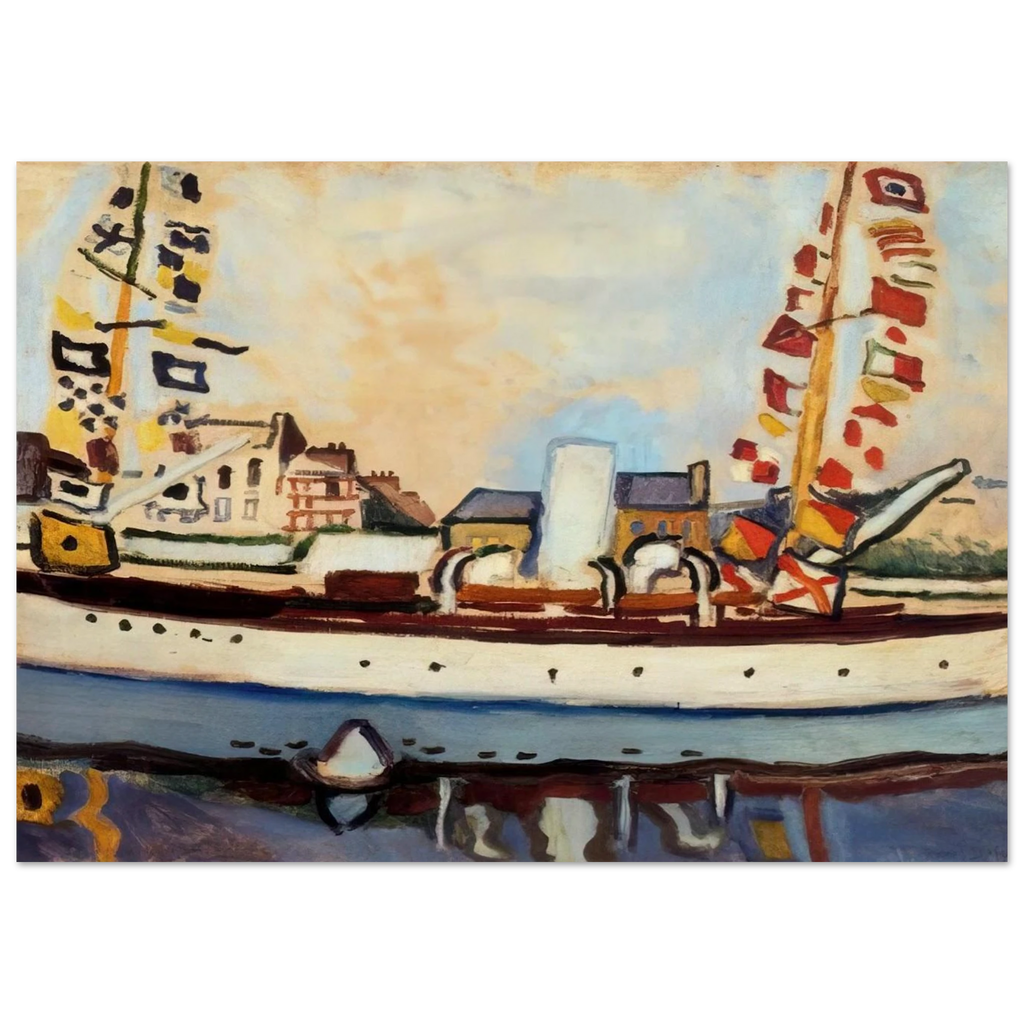 THE ENGLISH YACHT 1906 Poster | Raoul Dufy Poster | Raoul Dufy Shop