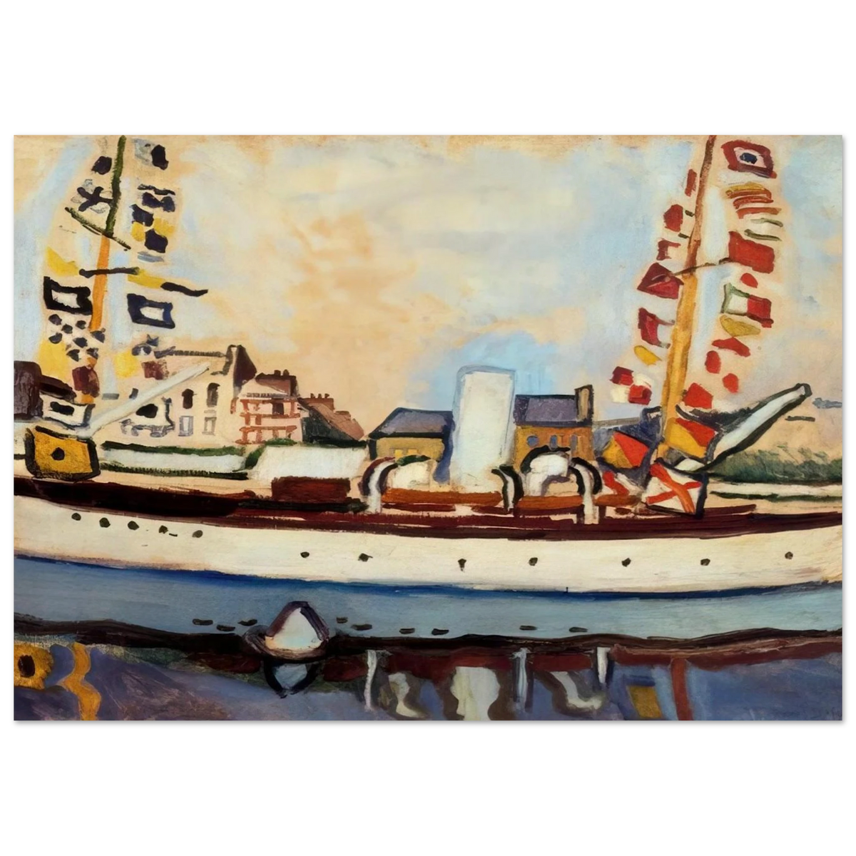 THE ENGLISH YACHT 1906 Poster | Raoul Dufy Poster | Raoul Dufy Shop