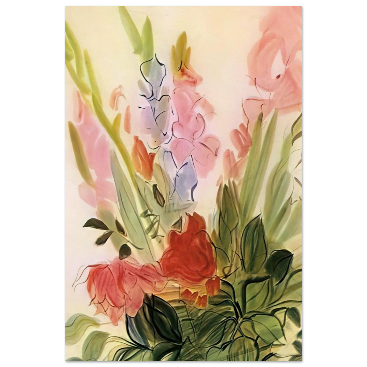 GLADIOLI 1942 Poster | Raoul Dufy Poster | Raoul Dufy Shop