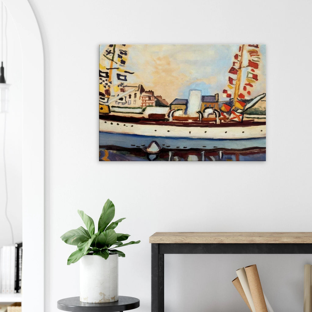 THE ENGLISH YACHT 1906 Canvas | Raoul Dufy Canvas | Raoul Dufy Shop
