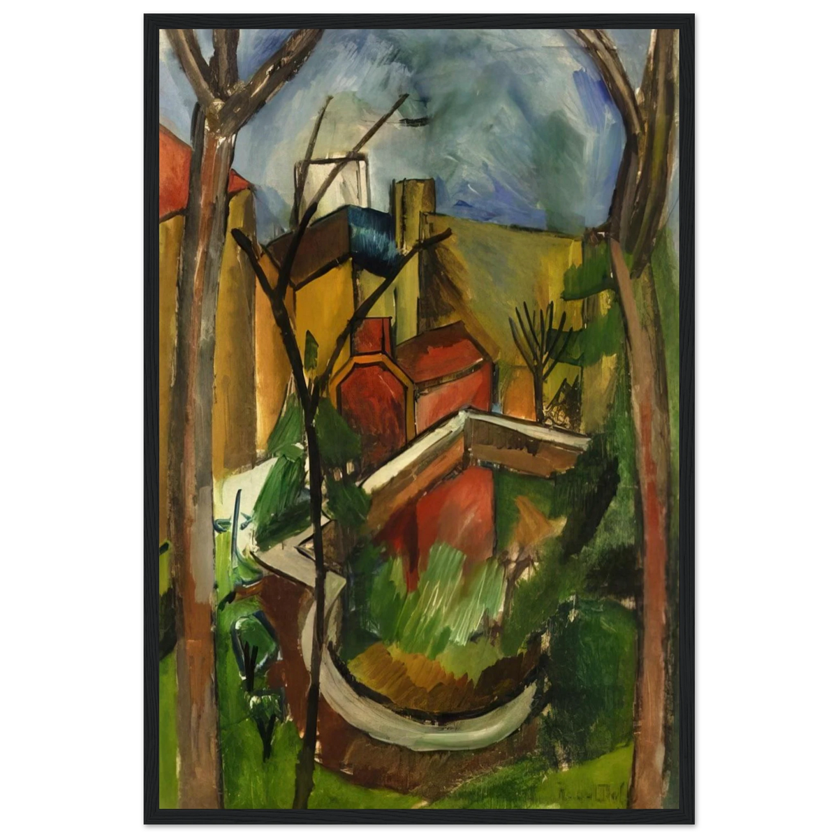 LANDSCAPE OF FALAISE 1910 Framed Poster | Raoul Dufy Framed Prints Wall Art | Raoul Dufy Shop