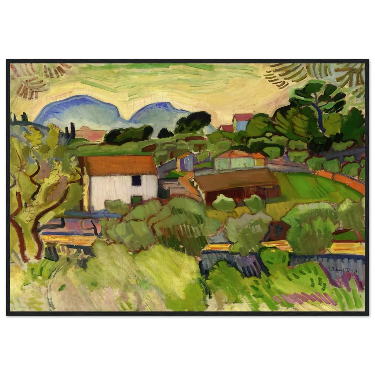 THE RIVER Framed Poster | Raoul Dufy Framed Prints Wall Art | Raoul Dufy Shop