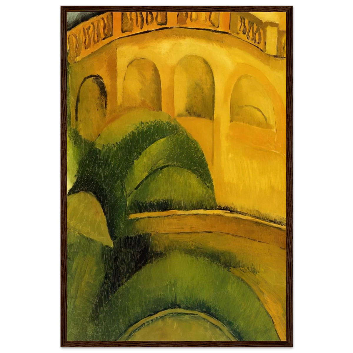 ARCADES AT L ESTAQUE 1908 Framed Poster | Raoul Dufy Framed Prints Wall Art | Raoul Dufy Shop