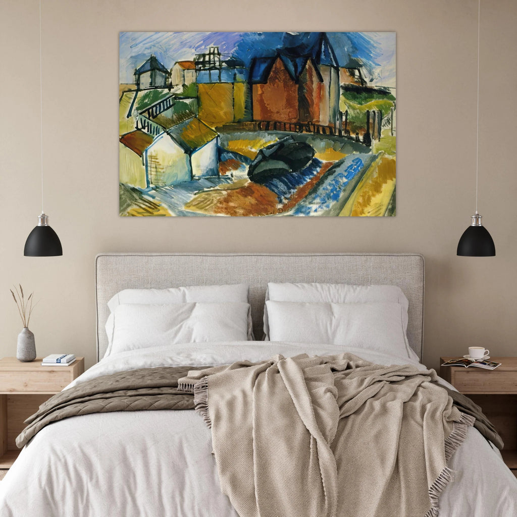 THE BEACH AT HAVRE 1910 Poster | Raoul Dufy Poster | Raoul Dufy Shop