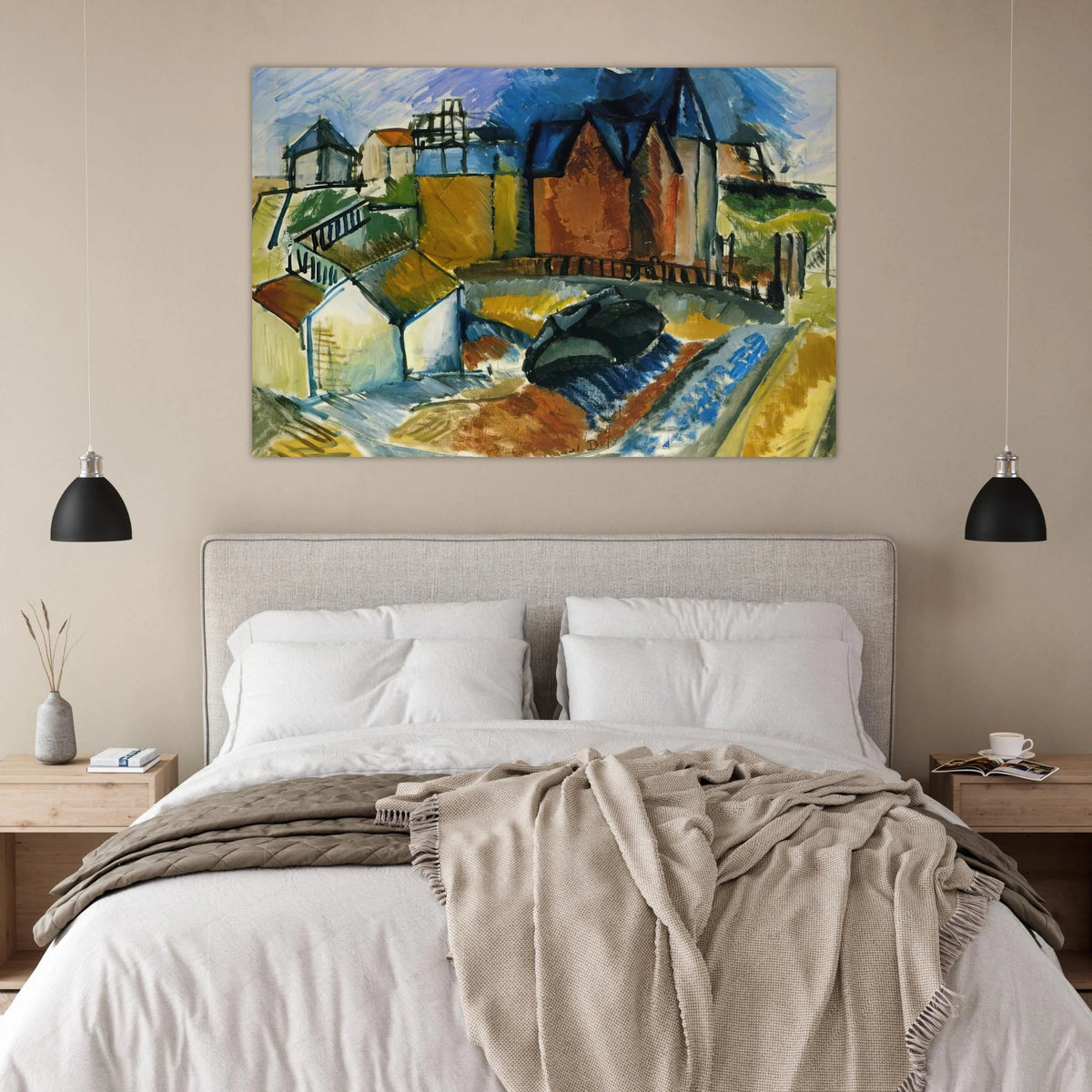 THE BEACH AT HAVRE 1910 Poster | Raoul Dufy Poster | Raoul Dufy Shop