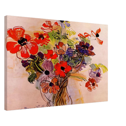 ANEMONES 1953 Canvas | Raoul Dufy Canvas | Raoul Dufy Shop