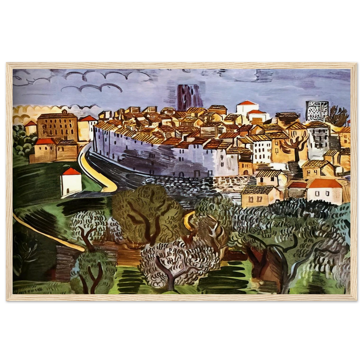 VENCE 1923 Framed Poster | Raoul Dufy Framed Prints Wall Art | Raoul Dufy Shop