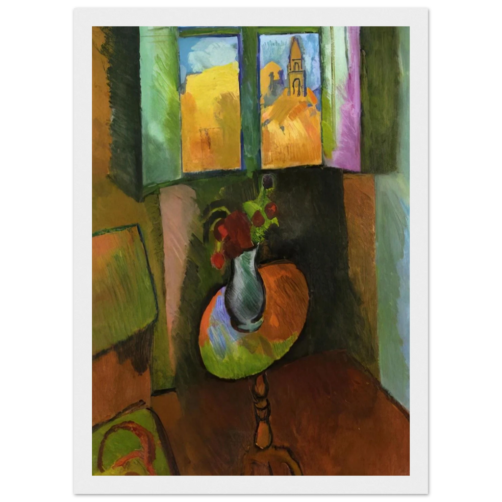 PEDISTAL TABLE RUE SEGUIER 1909 Framed Poster | Raoul Dufy Framed Prints Wall Art | Raoul Dufy Shop
