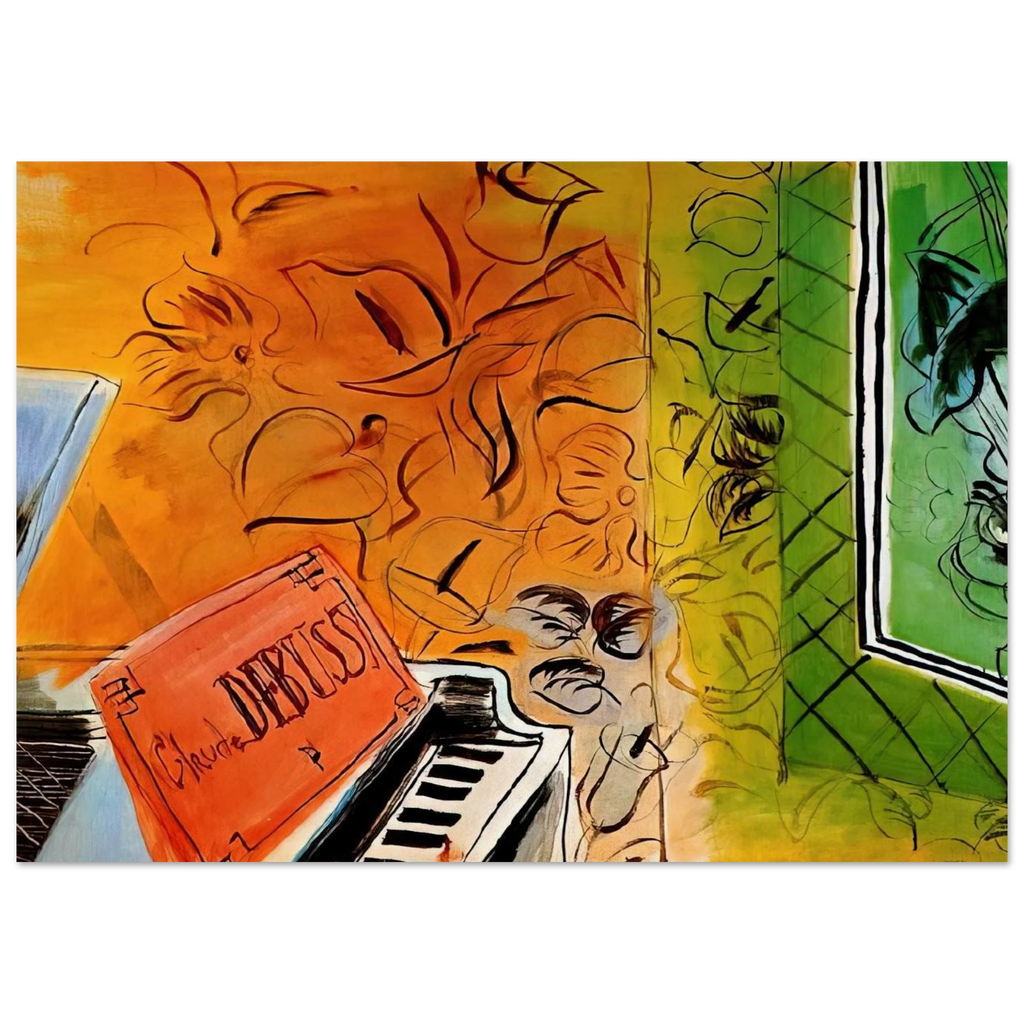 HOMAGE TO CLAUDE DEBUSSY 1952 Poster | Raoul Dufy Poster | Raoul Dufy Shop